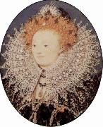 Nicholas Hilliard Portrat Elisabeth I, Konigin von England oil painting reproduction